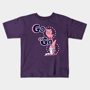 go PIG or go GNOME Kids T-Shirt